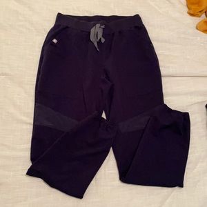 FIGS navy blue jogger scrub bottoms